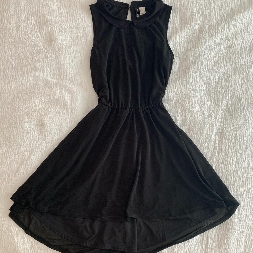 H&M Collared Open-Back Dress